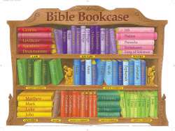 9781890947248 Bible Bookcase Wall Chart Laminated