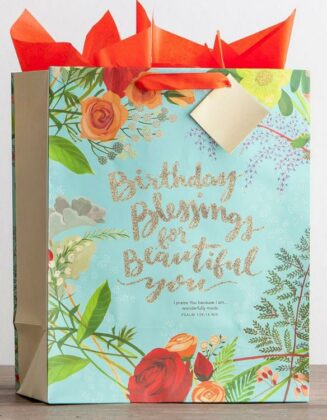 081983608766 Birthday Blessings Specialty Gift Bag