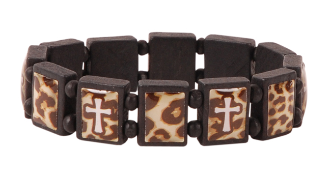 612978915561 Leopard Tile (Bracelet/Wristband)