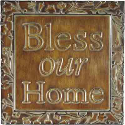 767722964026 Bless Our Home (Plaque)