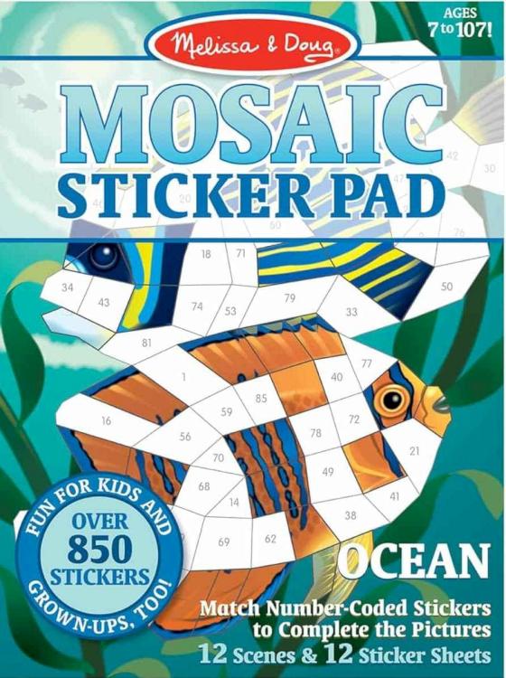 0000772301619 Mosaic Sticker Pad Ocean