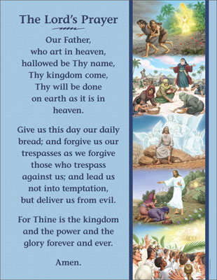 078777072759 2012 VBS Amazing Desert Journey Lords Prayer Poster