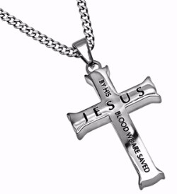 999913720535 By His Blood Iron Cross