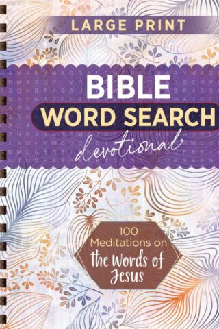 9781424571598 100 Meditations On The Words Of Jesus Bible Word Search Devotional (Large Type)